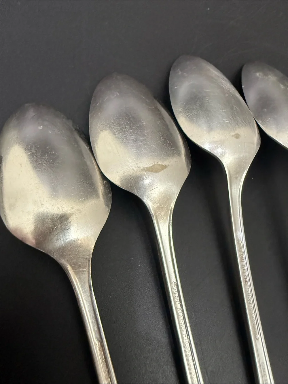 Vintage ONEIDA Simeon & George Rogers Co. Silver Rose Silver-plate Ice Tea Spoon
